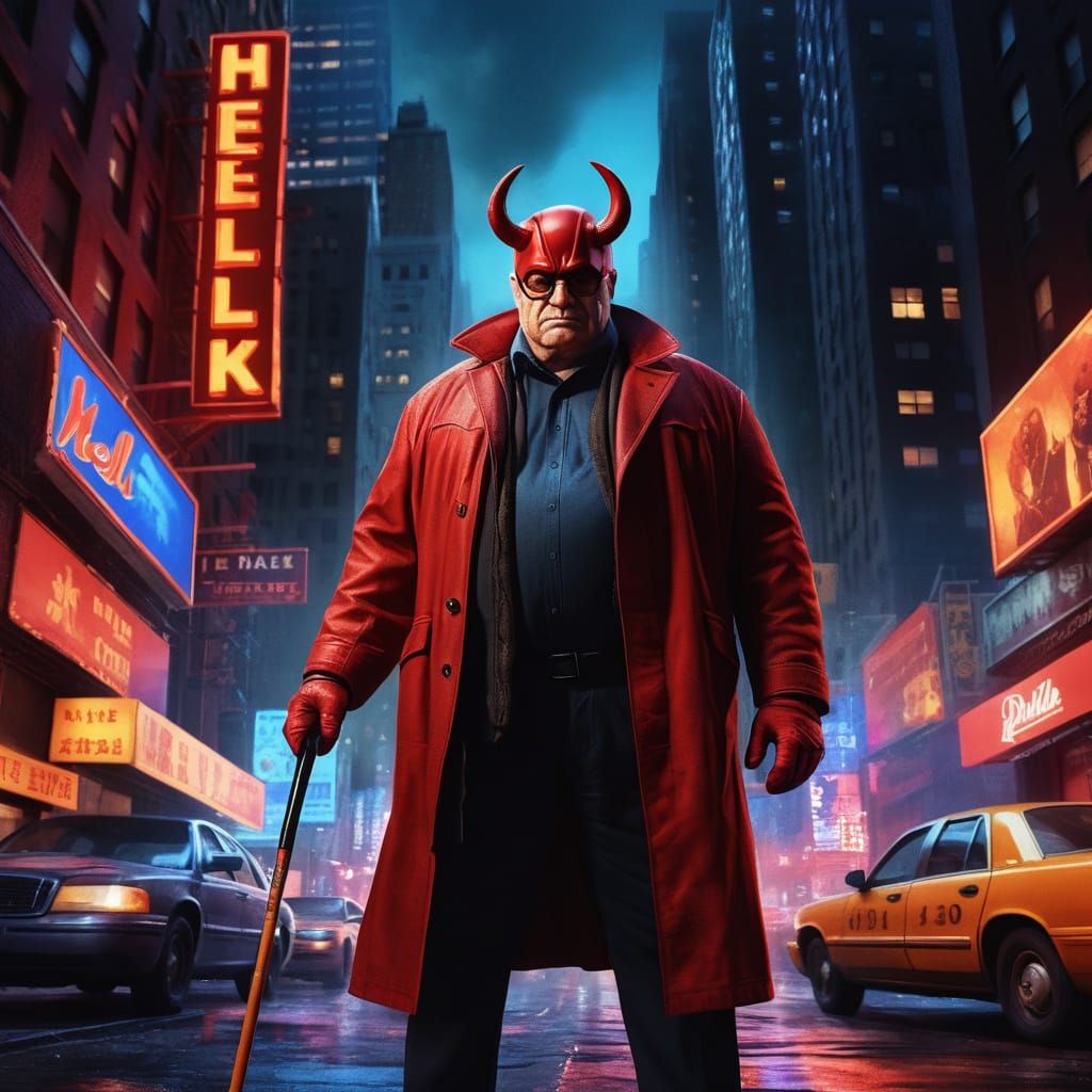 Hyperrealistic Daredevil Concept Art: Retirement in Hell's K...