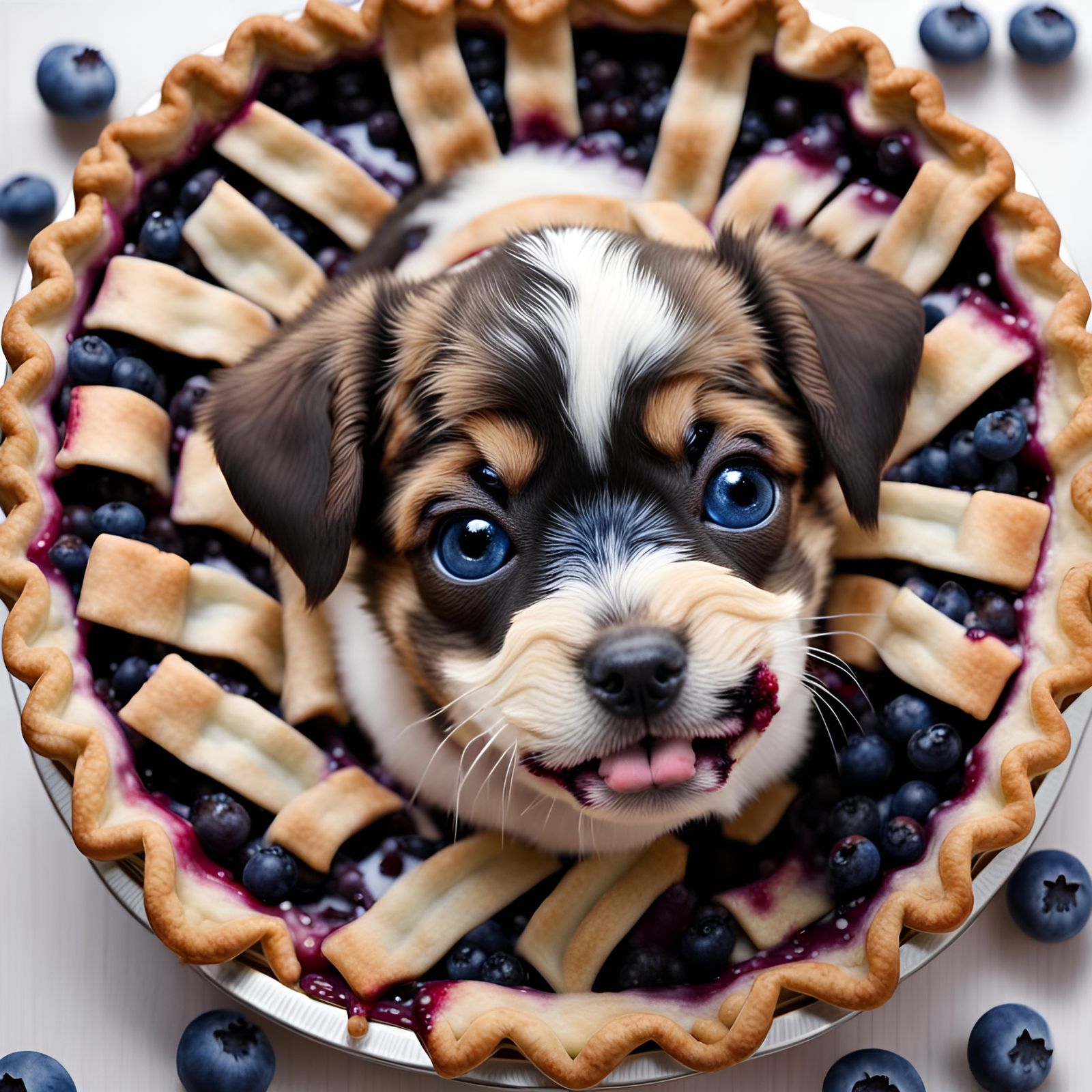 Blueberry Pup-pie