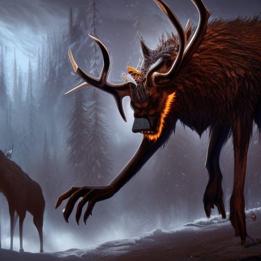 Wolf Wendigo, Fantasy-jewls