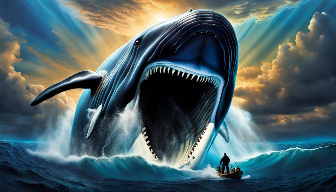 Jonah and the Whale in Biblical Style