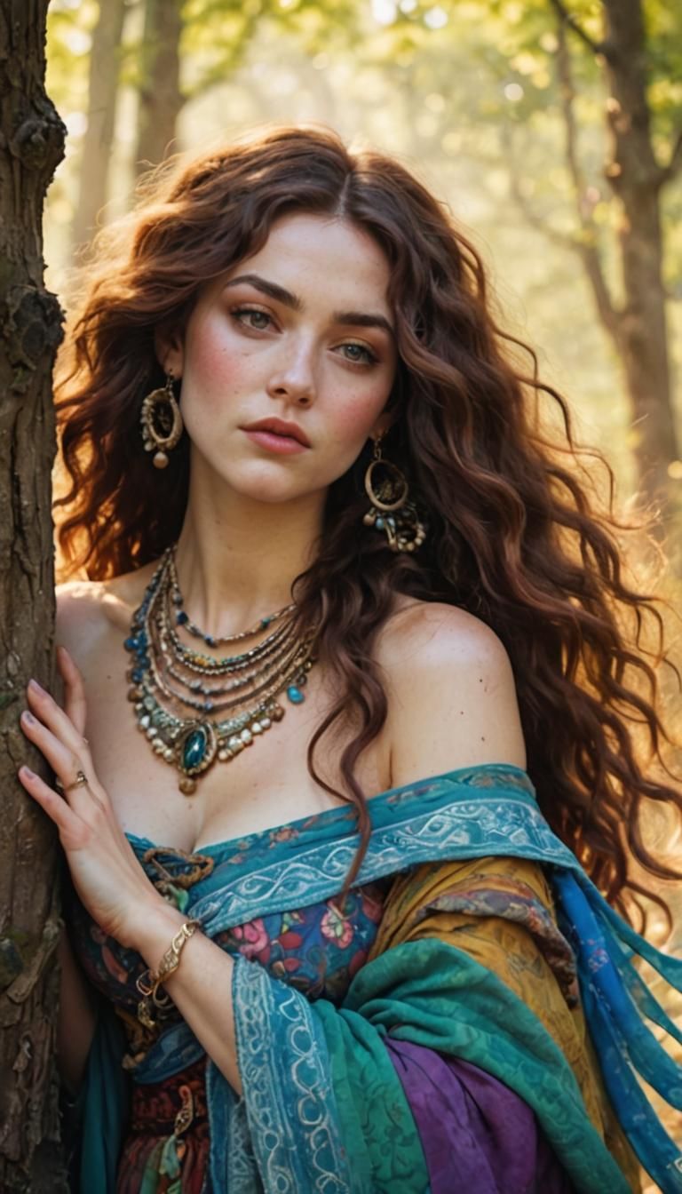 Surreal Bohemian Woman: A Metaphor of Desire