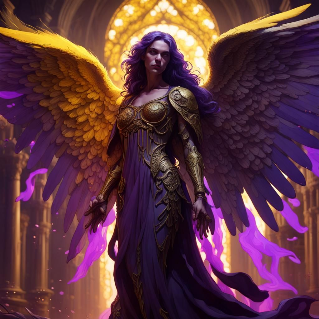Angel of Death: Dark Fantasy Concept Art