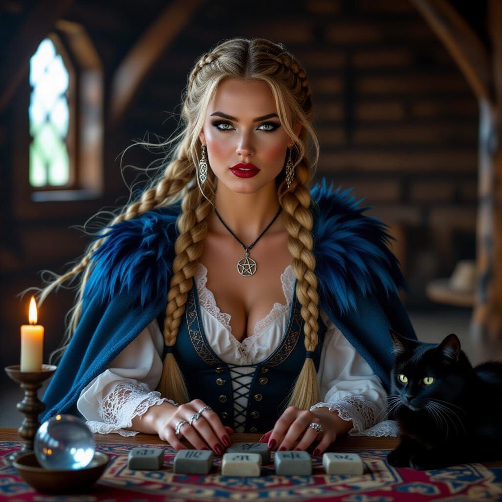 Goddess in Viking Hall, Cinematic Film Still