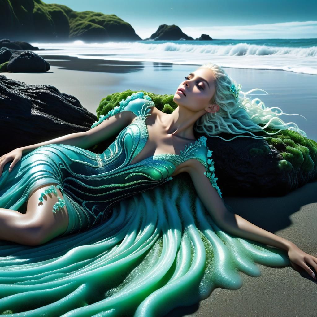 Vellamo, the goddess of water in Finnish mythology