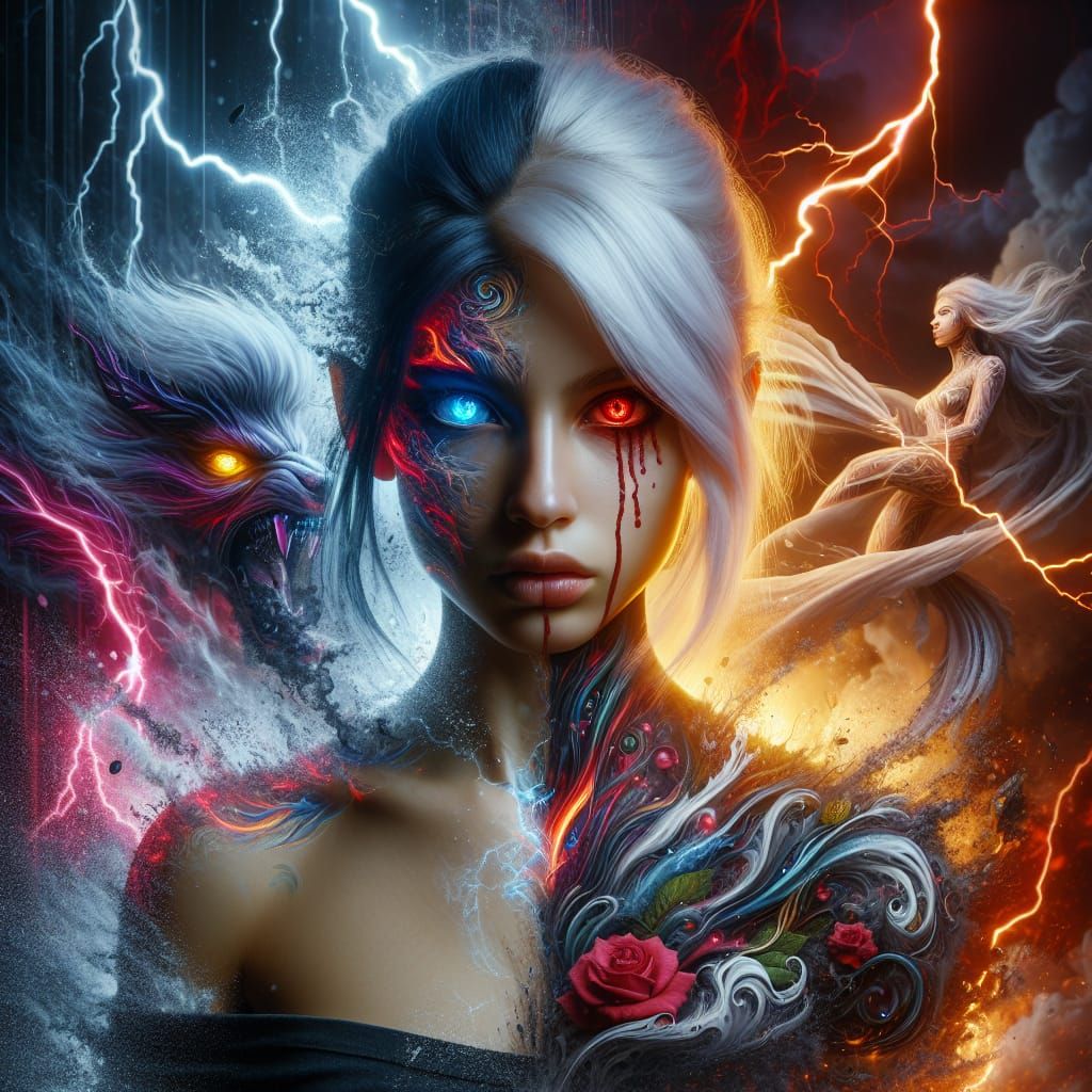 Legend has it that a stormborn's hair turns black when she e...