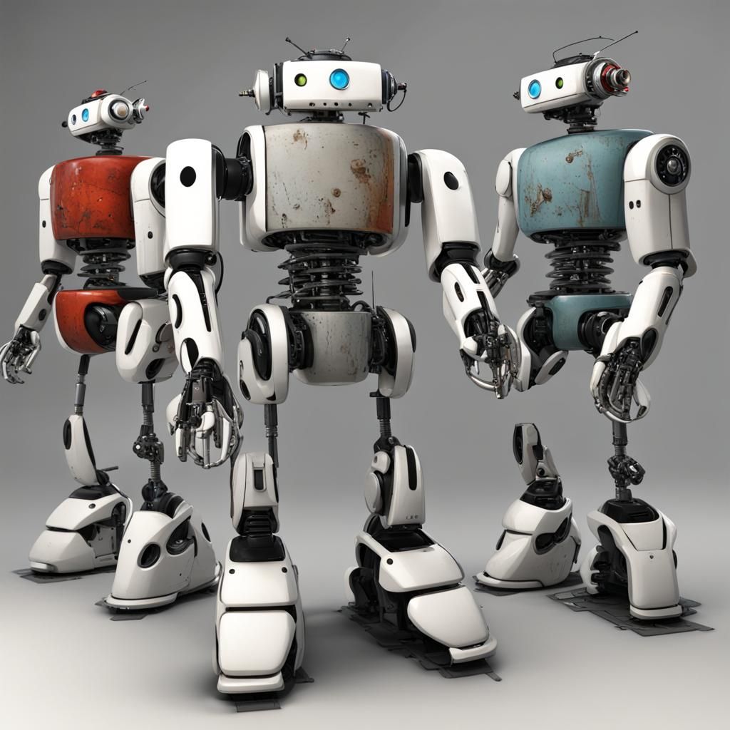 Simple Robot Illustration