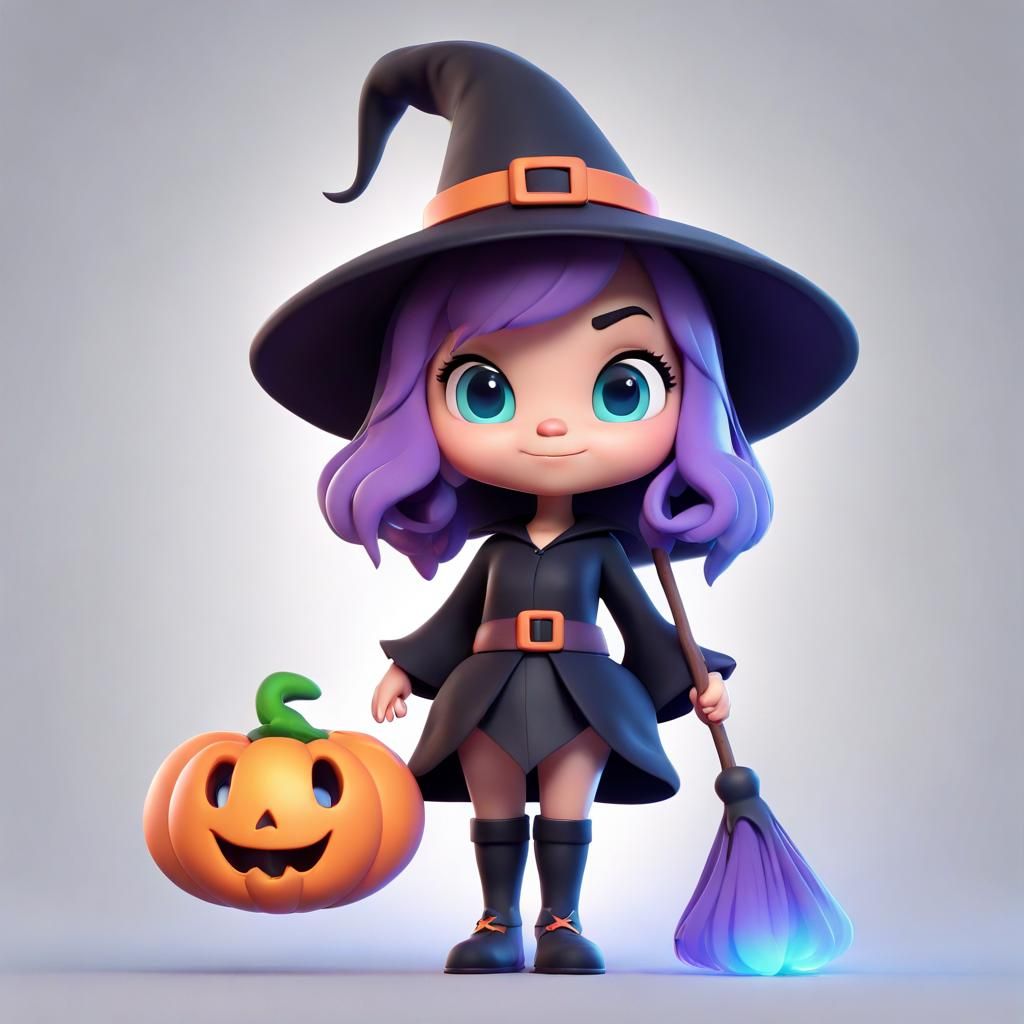 CHIBI CUTE LITTLE WITCH