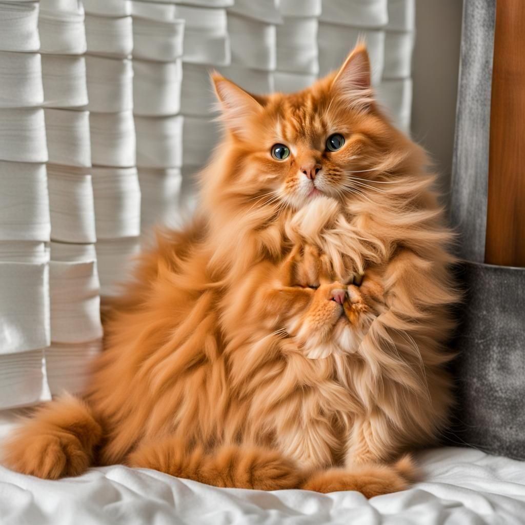 Warmth of a Furry Orange Feline