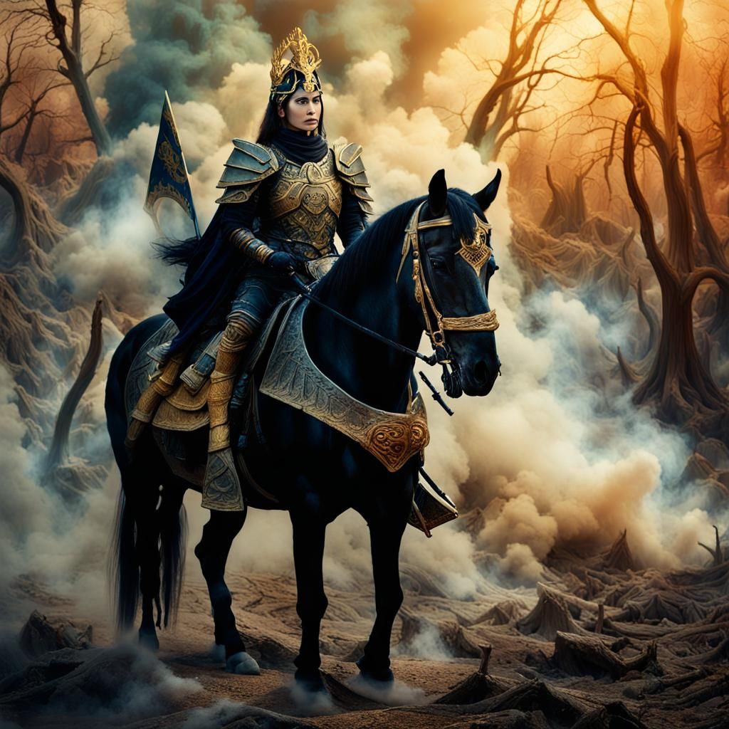 Empress of Agartha as Warrior on Horse