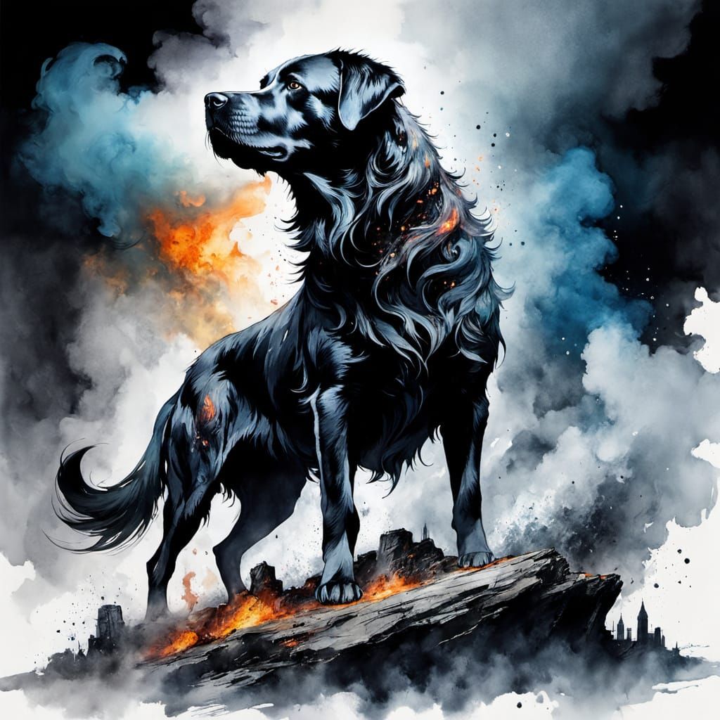 Black dog