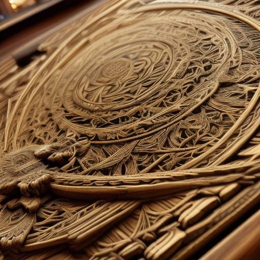 Stunning Woodcarving Art in Hyper-Realistic Detail