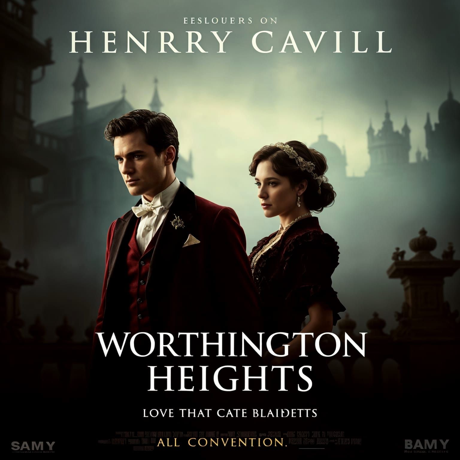 Victorian Romance Movie Poster: Worthington Heights