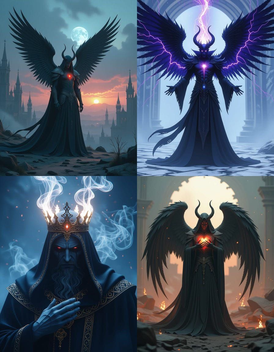 Angelic Jinn King's Soul Unravels in Gothic Fantasy Horror