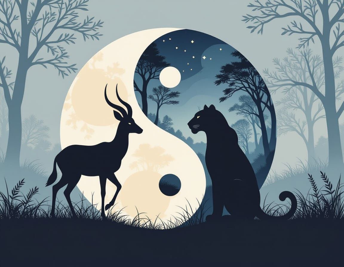 Predator and prey yin and yang