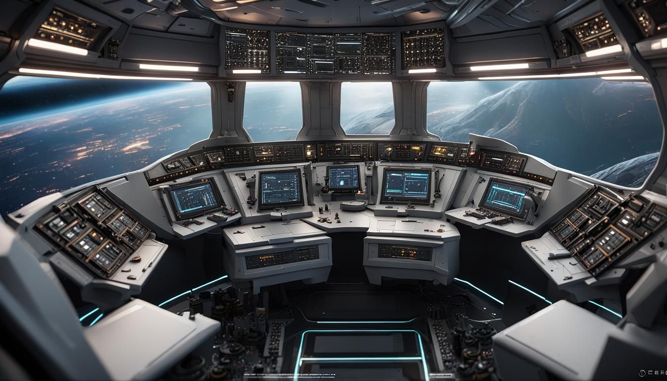 Spaceship cockpit
