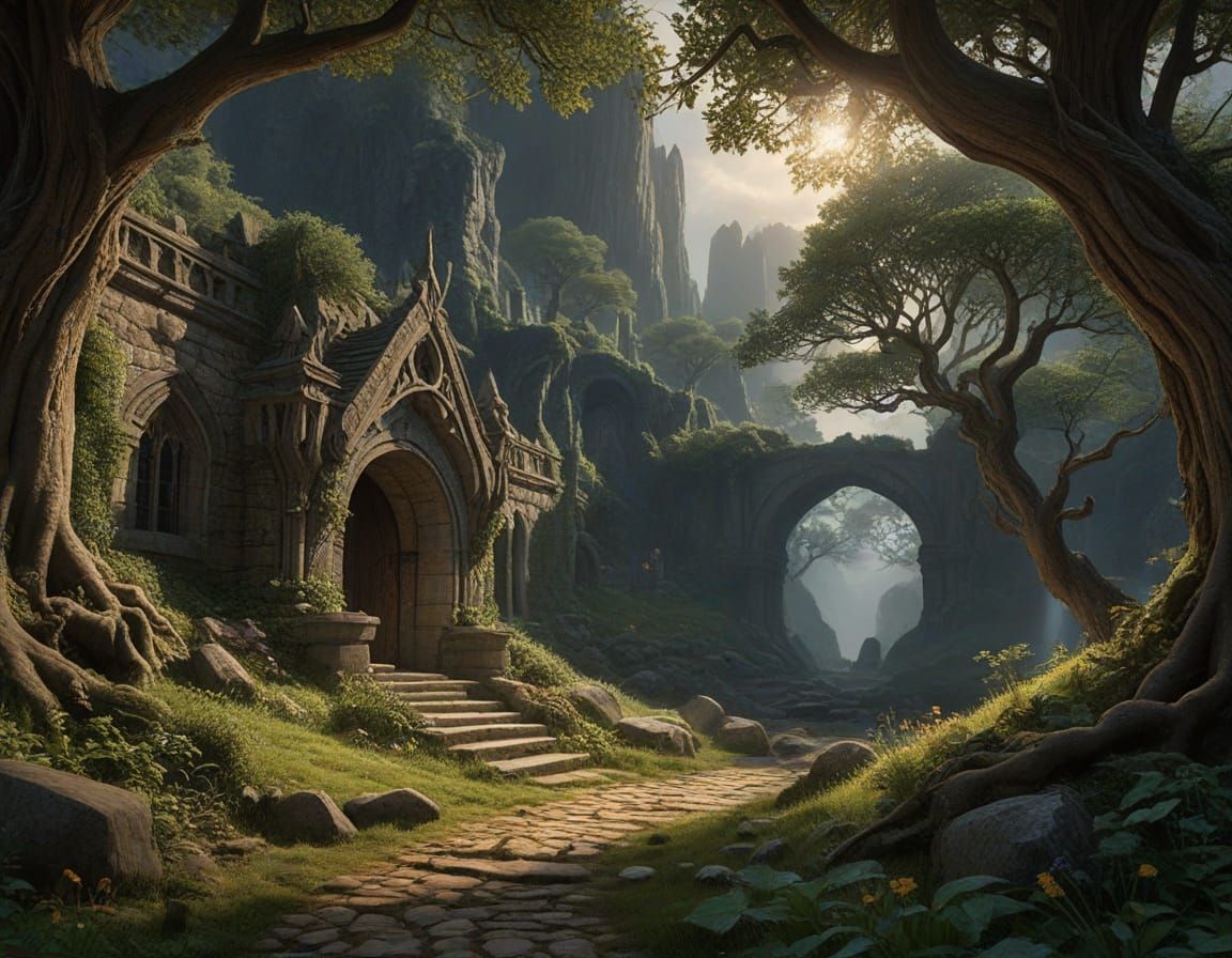 Forgotten Eregion: Elven Realm of Lost Beauty and Ancient Lo...
