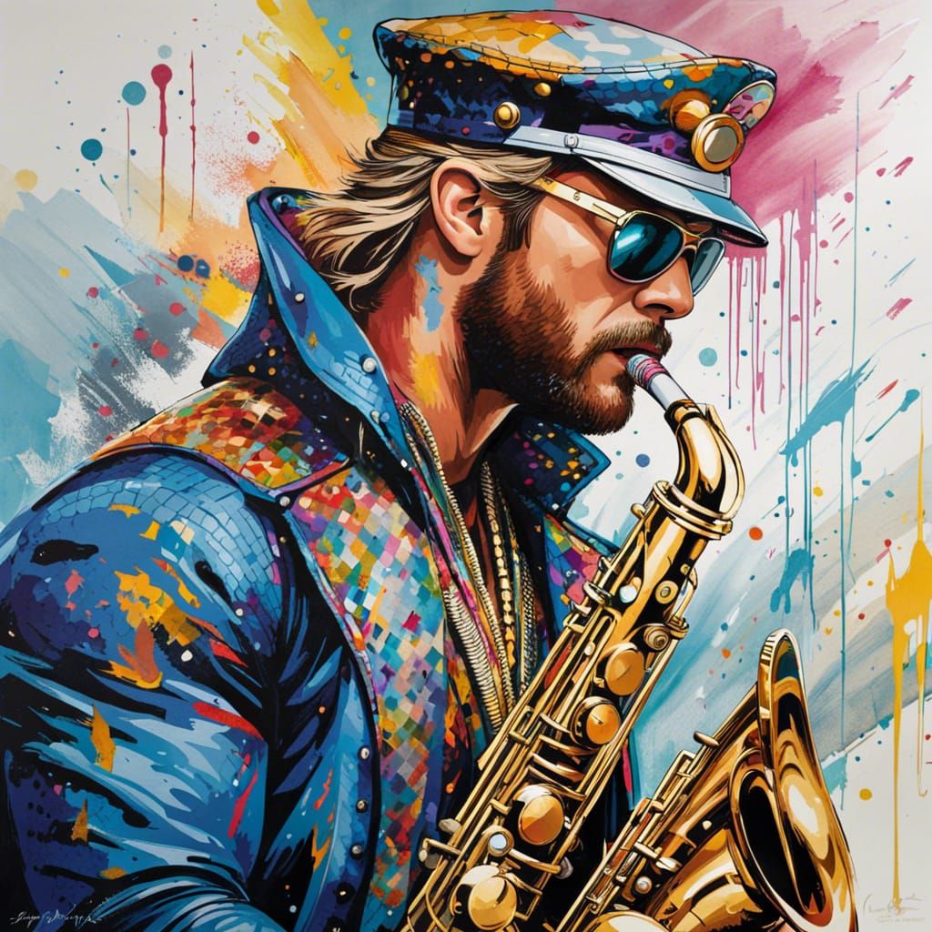 Chris Hemsworth as Thor Plays Saxophone