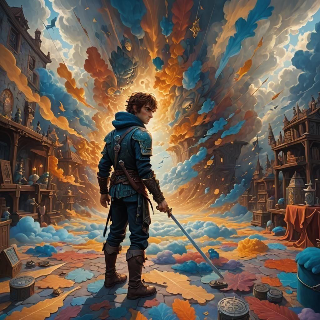 Hiccup Horrendous Haddock III Cartoon in the Clouds