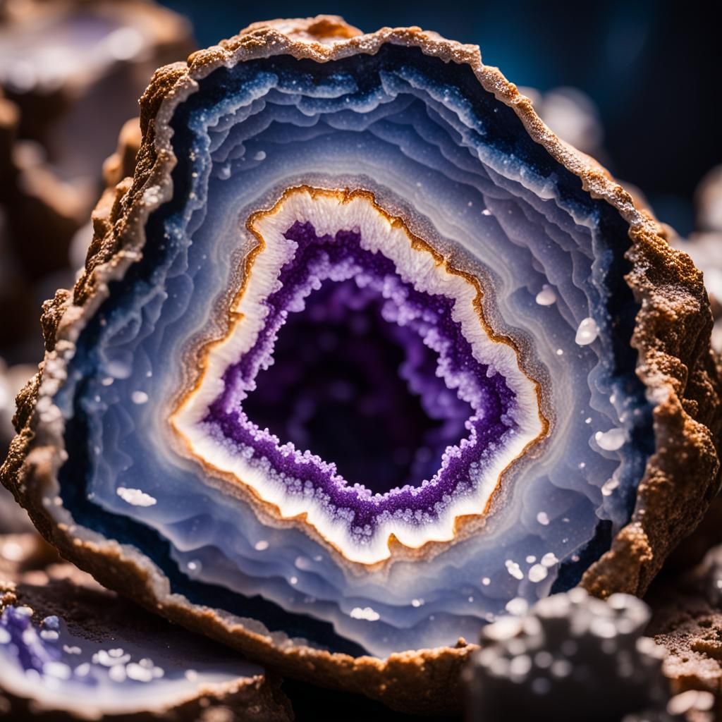 Detailed Oco Geode in Professional Photography Style