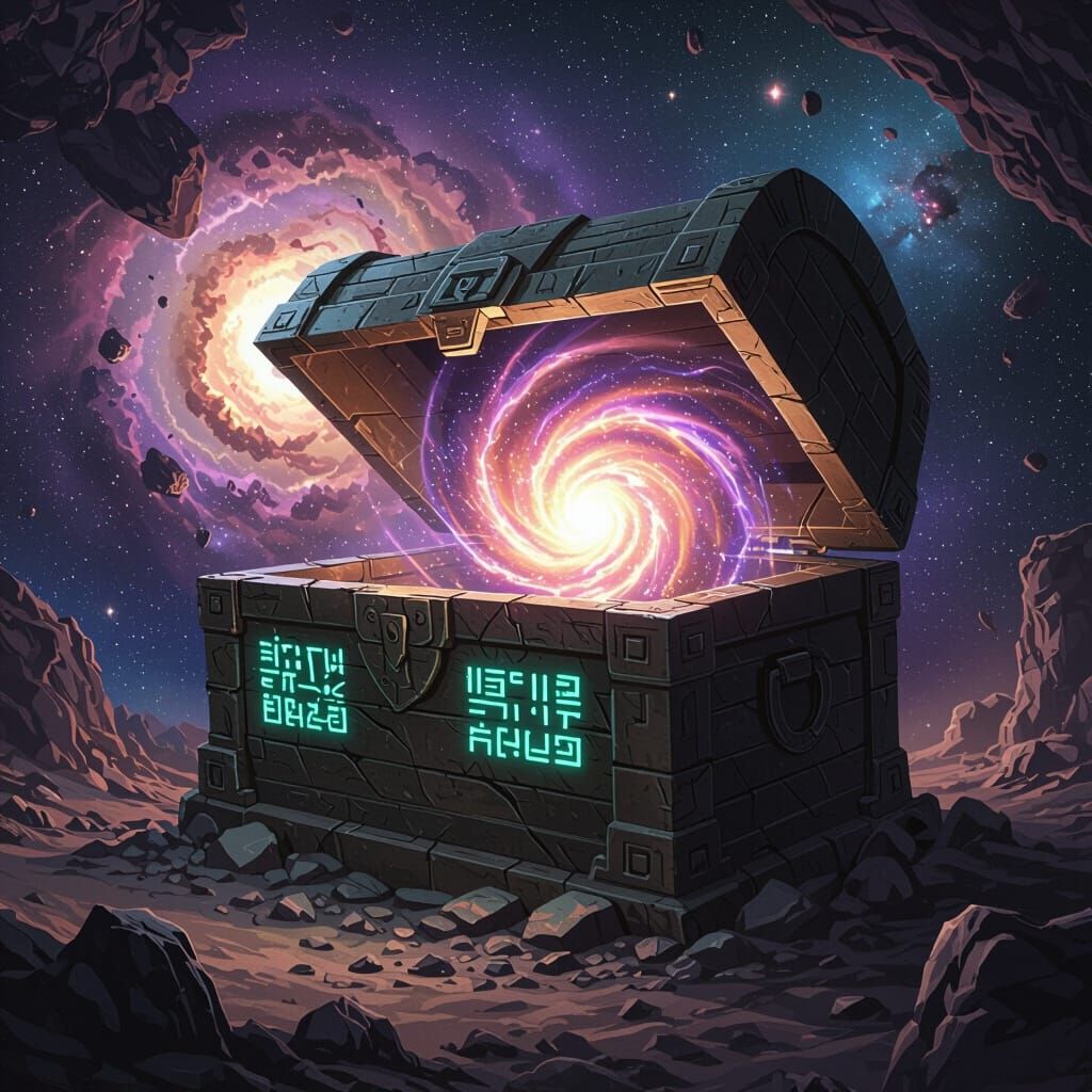 Cosmic Chest Reveals Infinite Galaxy Vortex