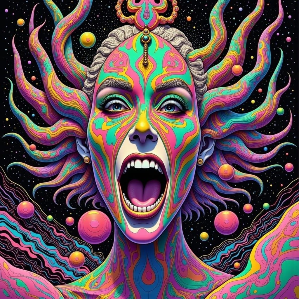 Weirdcore Surrealism: Midnight Feeding Nightmare