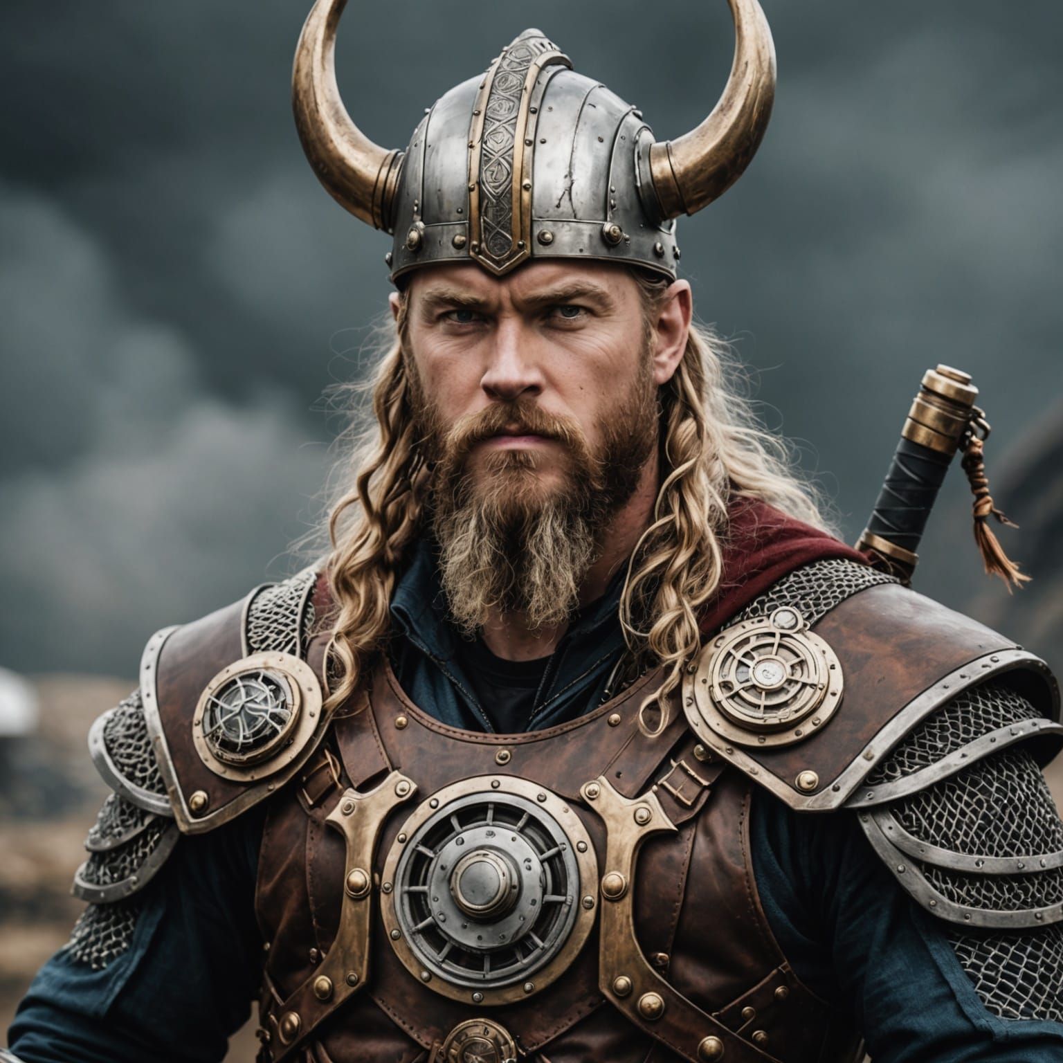 Steampunk Viking Thor: A Fusion of Eras