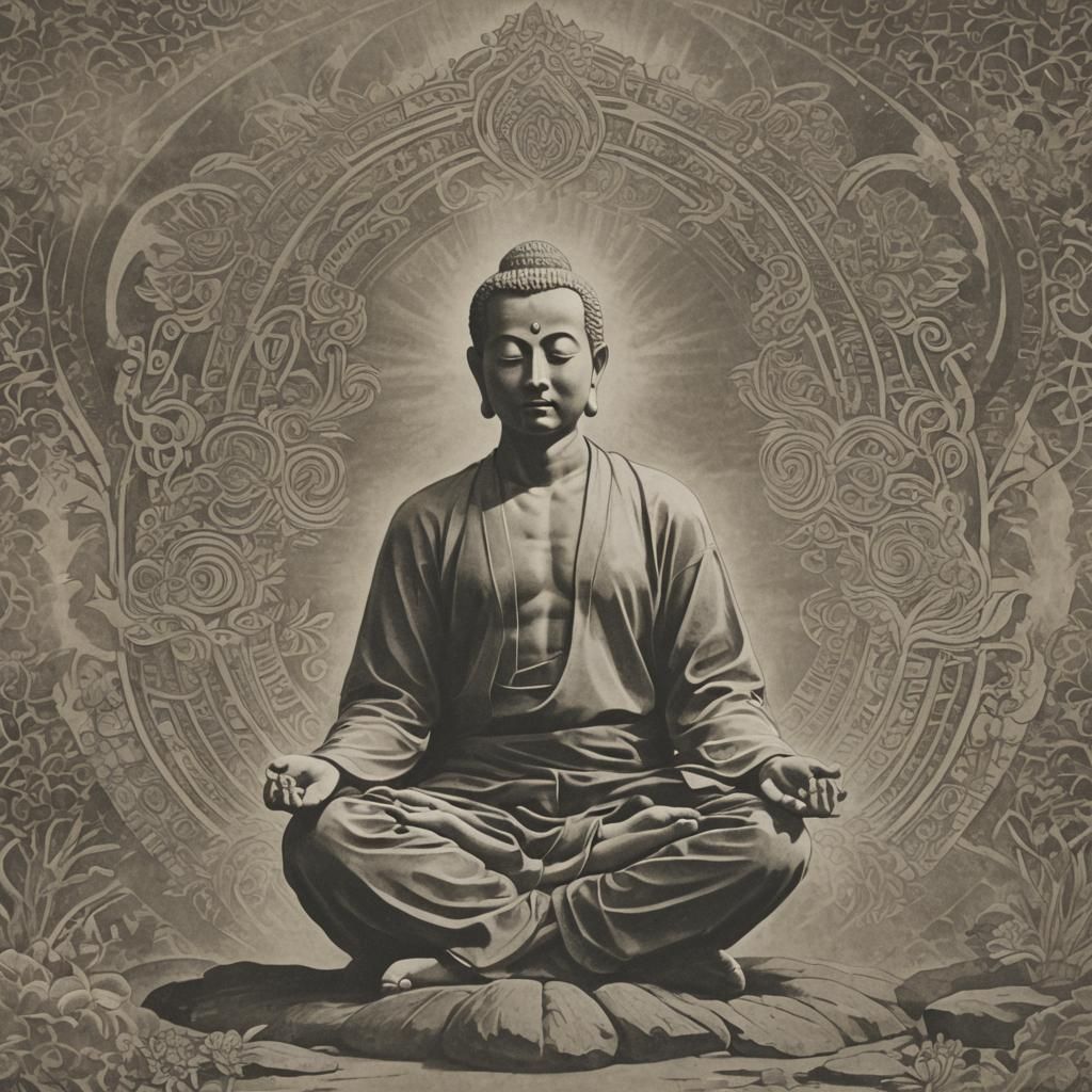 Abstract Image of Meditation Concept