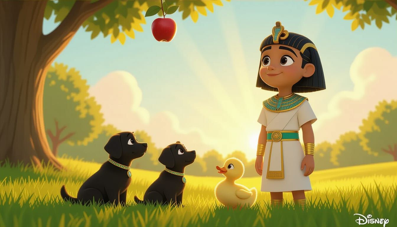 King Tut and Friends in 3D Disney-Pixar Style