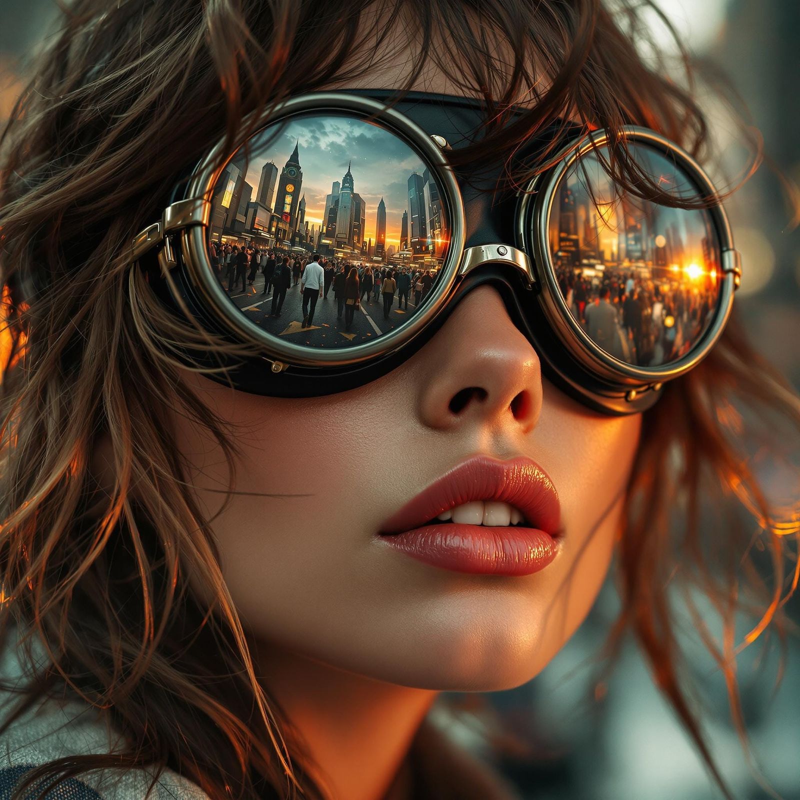 Intense Urban Portrait with Hyper-Realistic Details