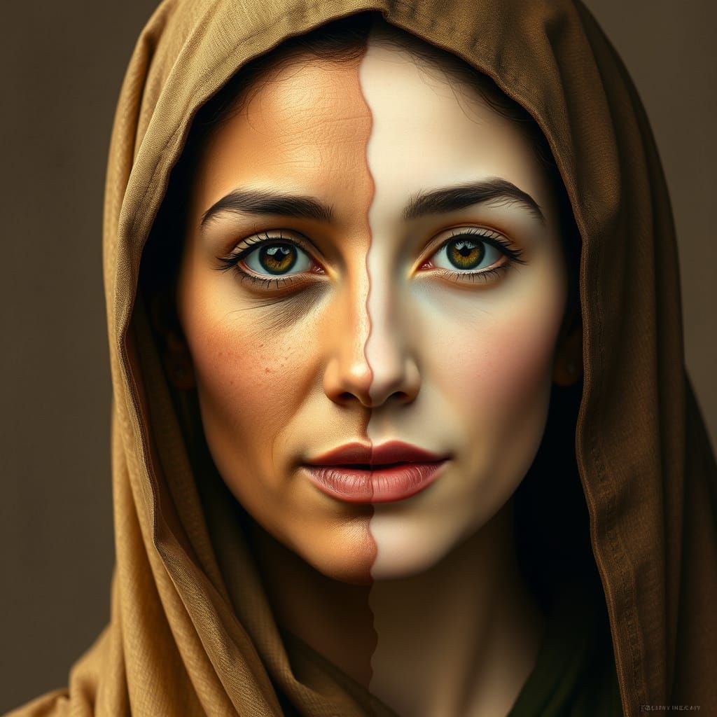 Timeless Arab Woman: Ancient Wisdom Meets Futuristic Enigma ...