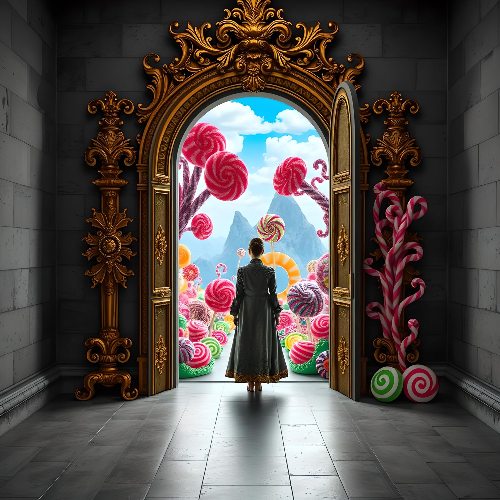 Monochrome Room Reveals Candy Fantasy World