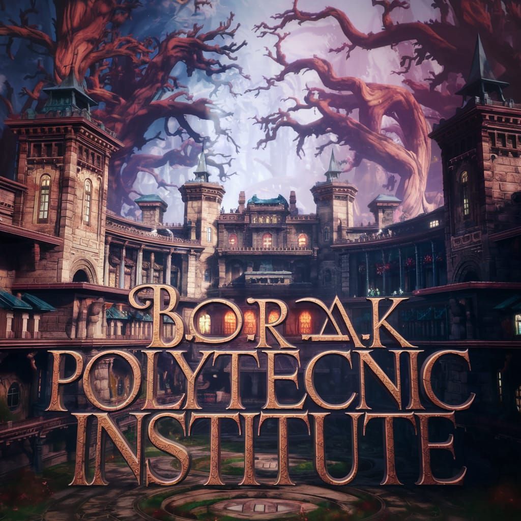 Fantastical Polytechnic Institute Matte Painting