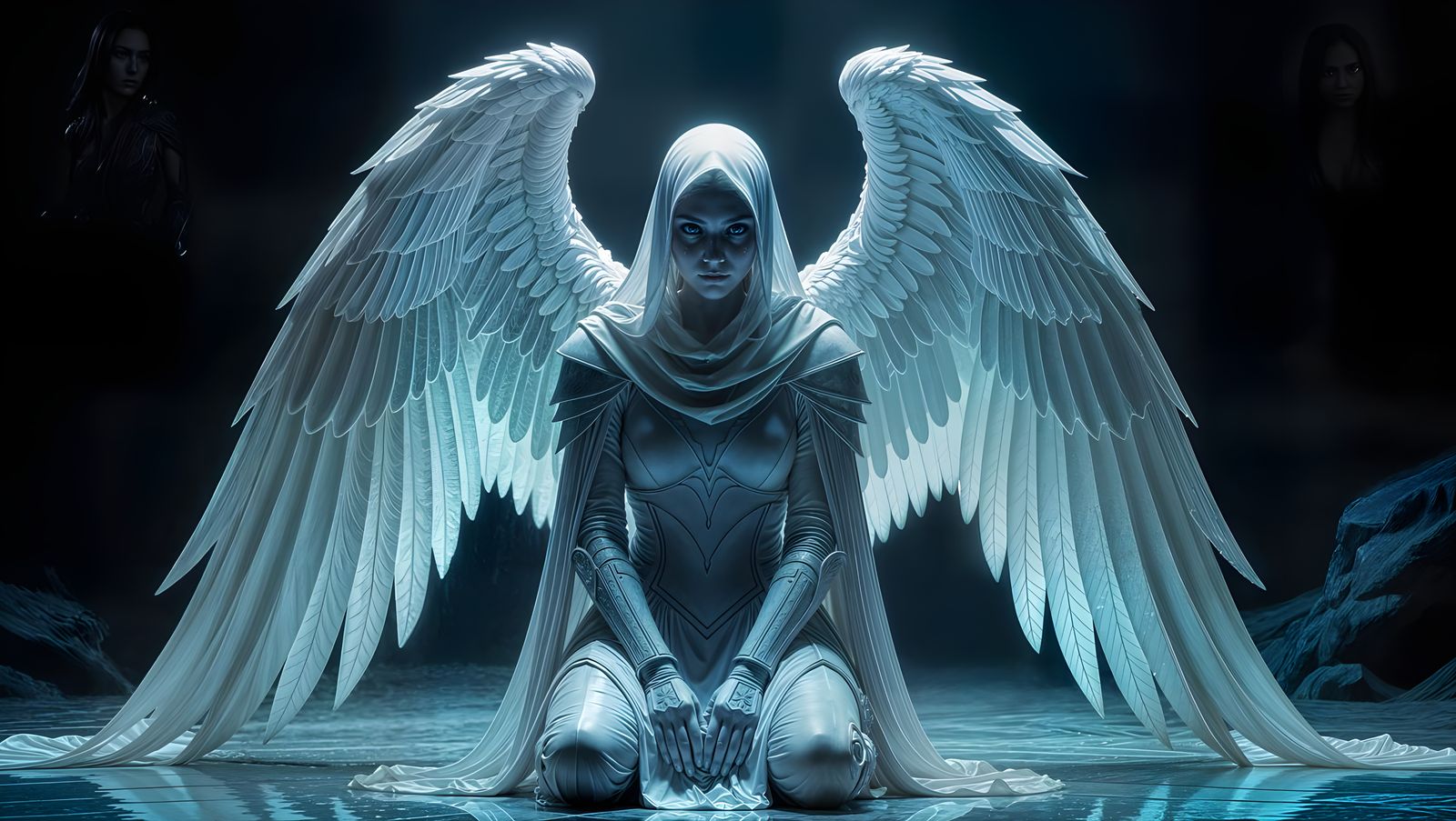 Celestial Harbinger in Alabaster Armor