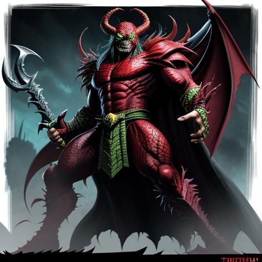 Ultimate Drako from TMNT Mutant Nightmare in Live Action