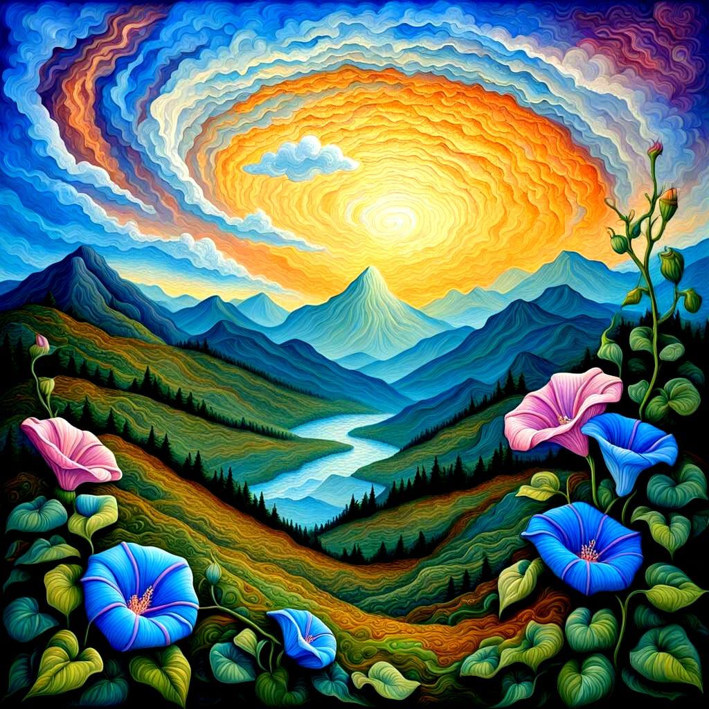 Fantasmigorical Sky in Impasto Oil Painting