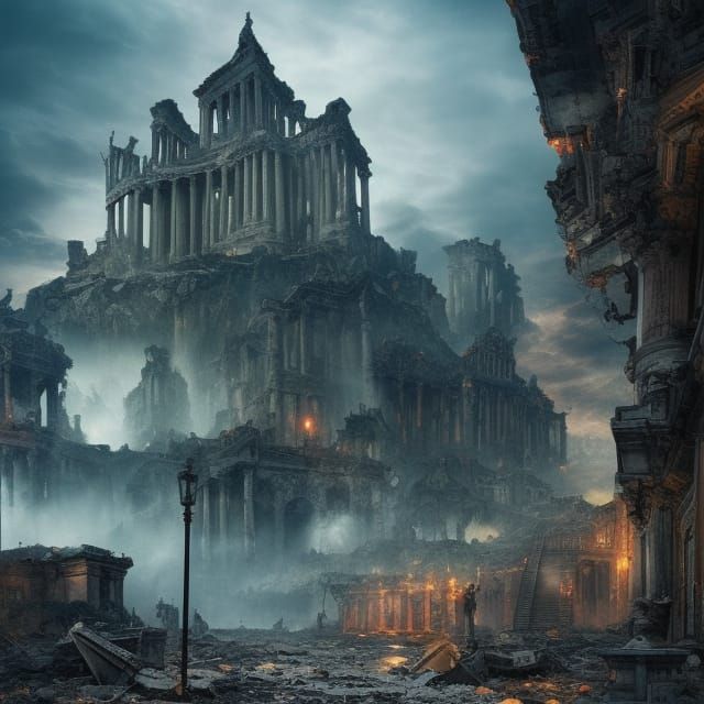Apocalyptic Necropolis: A City in Ruins