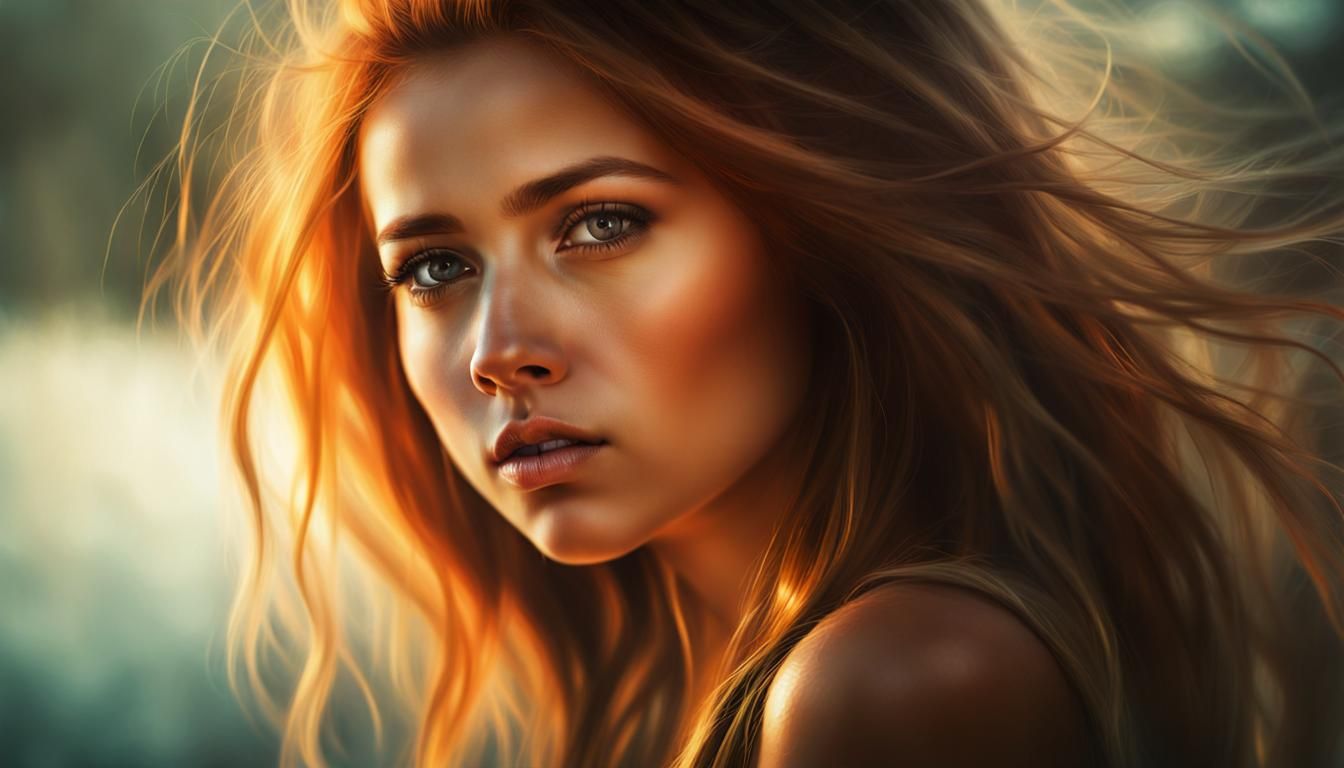 Hope and Contentment in Double Exposure Style