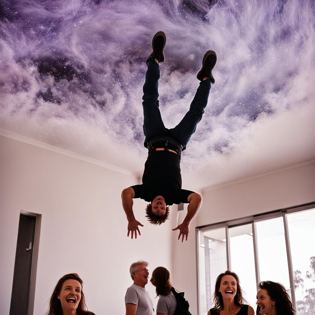 Upside Down Ceiling Walk: Special Effects in Australia