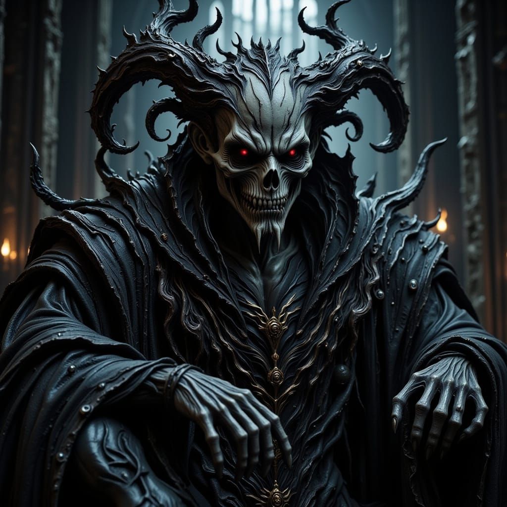 Cinematic Portrait of a Sorrowful, Powerful Satan