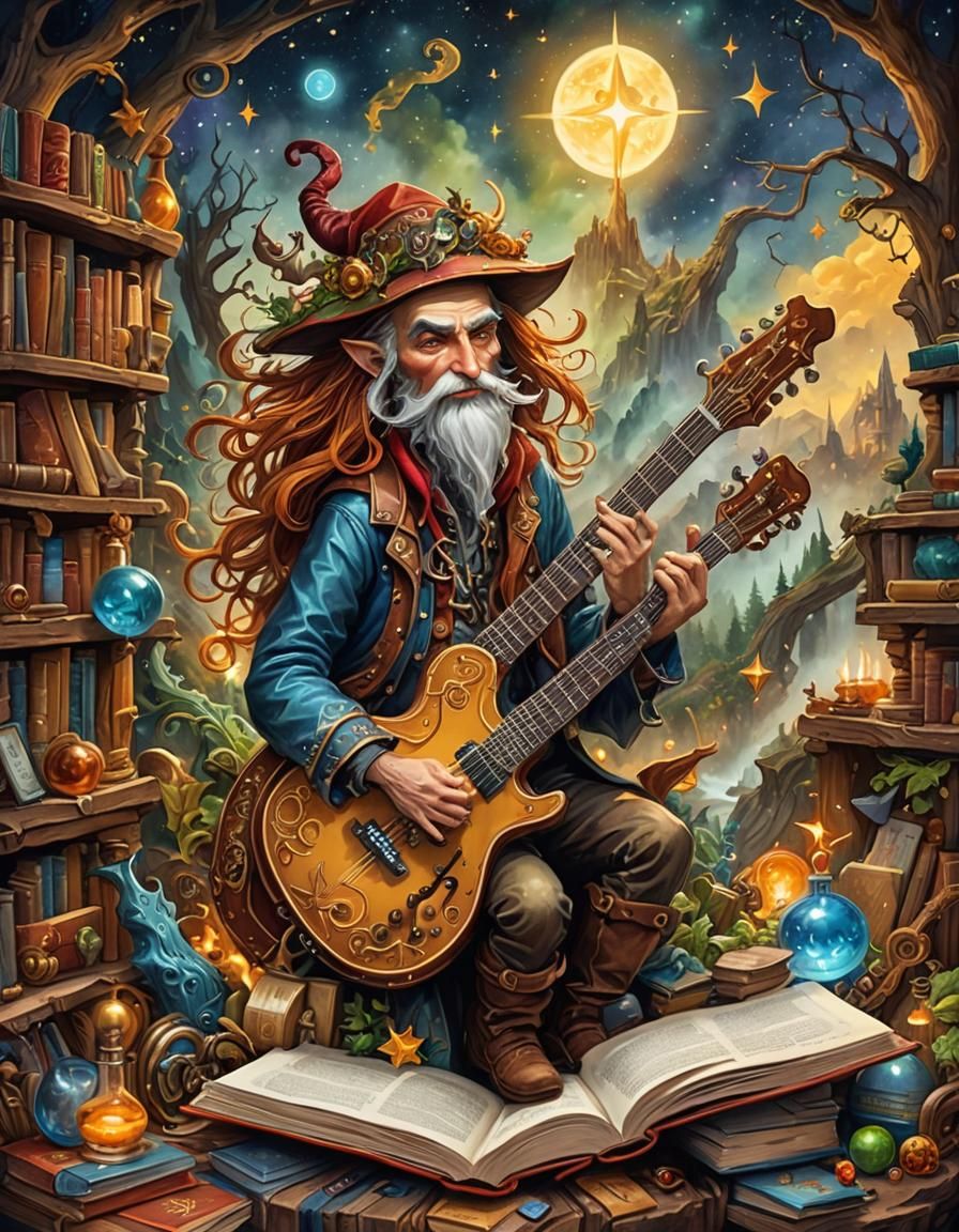 Vibrant Cartoon Book Cover Art in Mixed Media