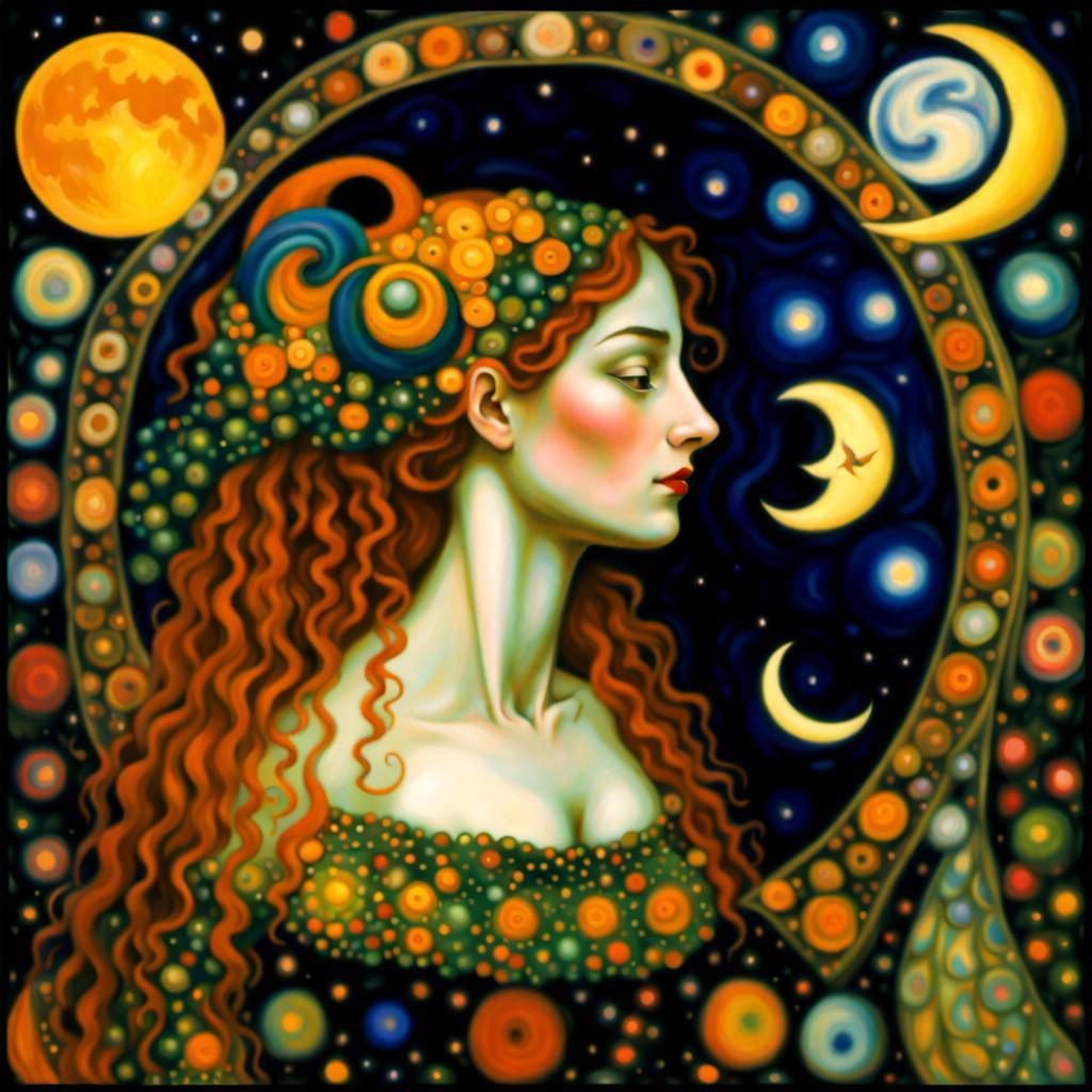 New Moon in Taurus: Cosmic Mystical Art