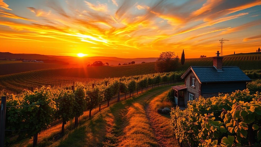 Vineyard Sunset
