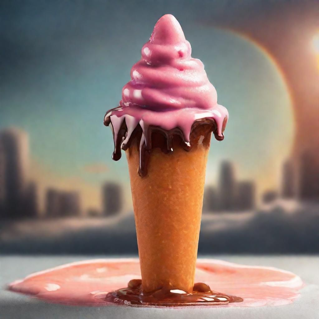 God's Fudgsicle: An AI-Generated Creation