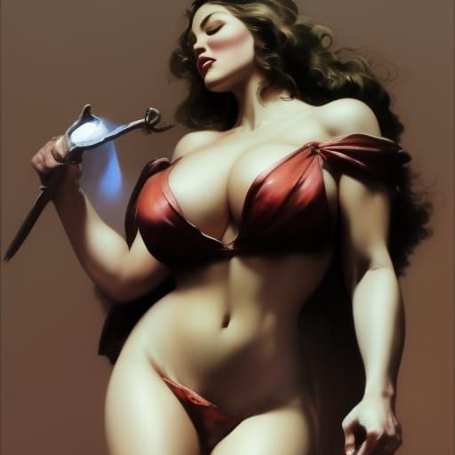 " Beautiful Voluptuous Woman "
