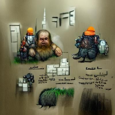 Epic Fantasy Dwarf Fortress Concept Art