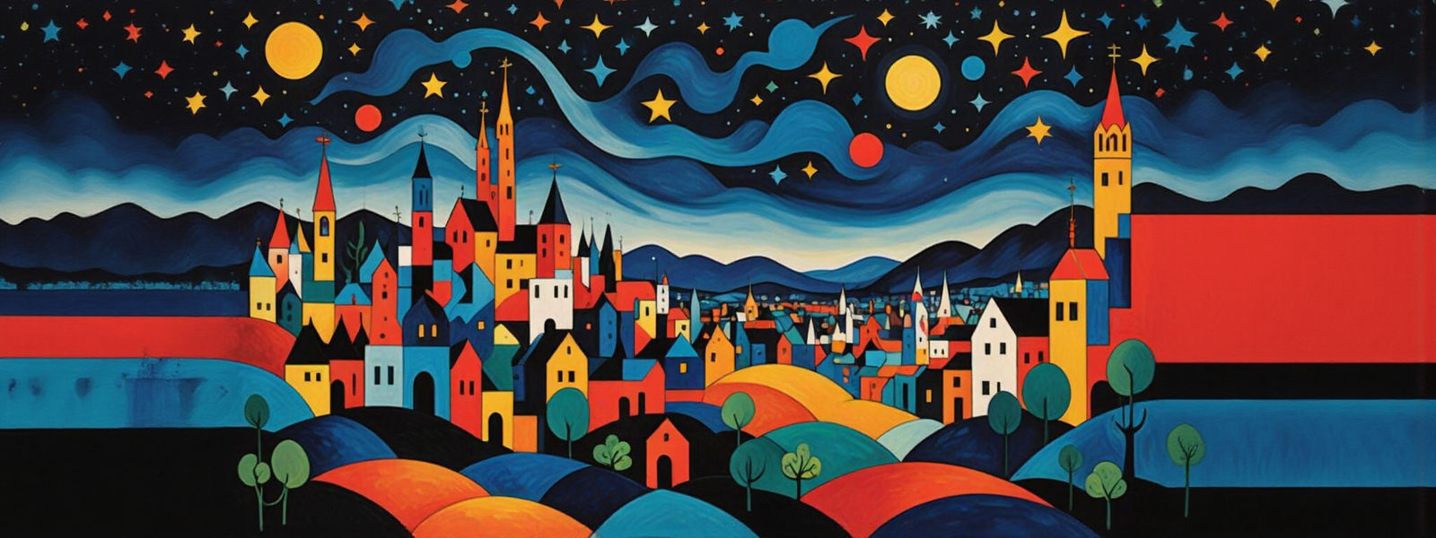 Bunter Sternenhimmel v1