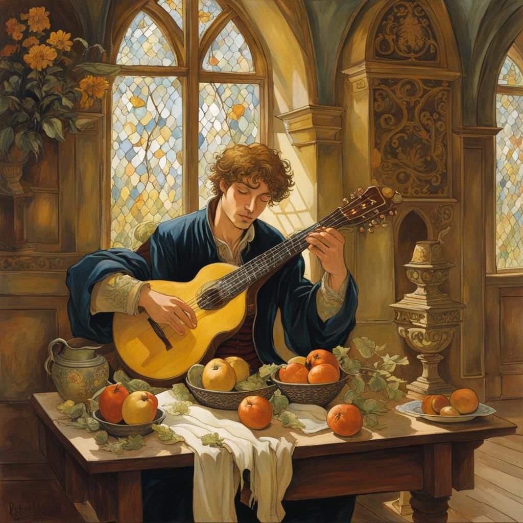 Medieval Troubadour 231226B