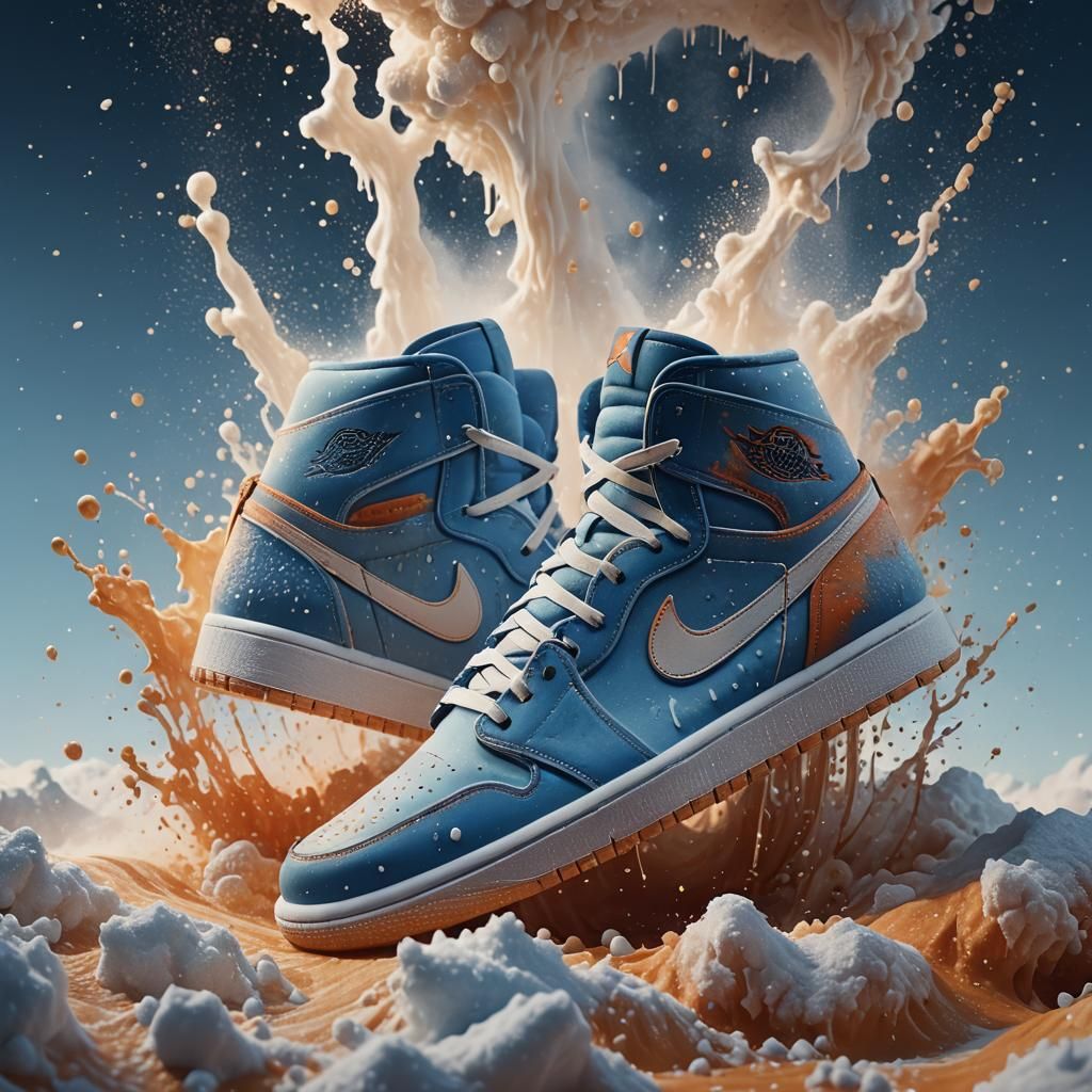 Air Jordan 1 in Powder Cloud: Fantasy Concept Art