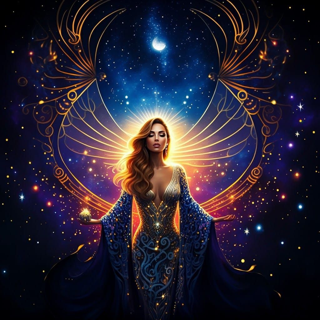 Dreamlike Song Visualization: A Vibrant Illustration