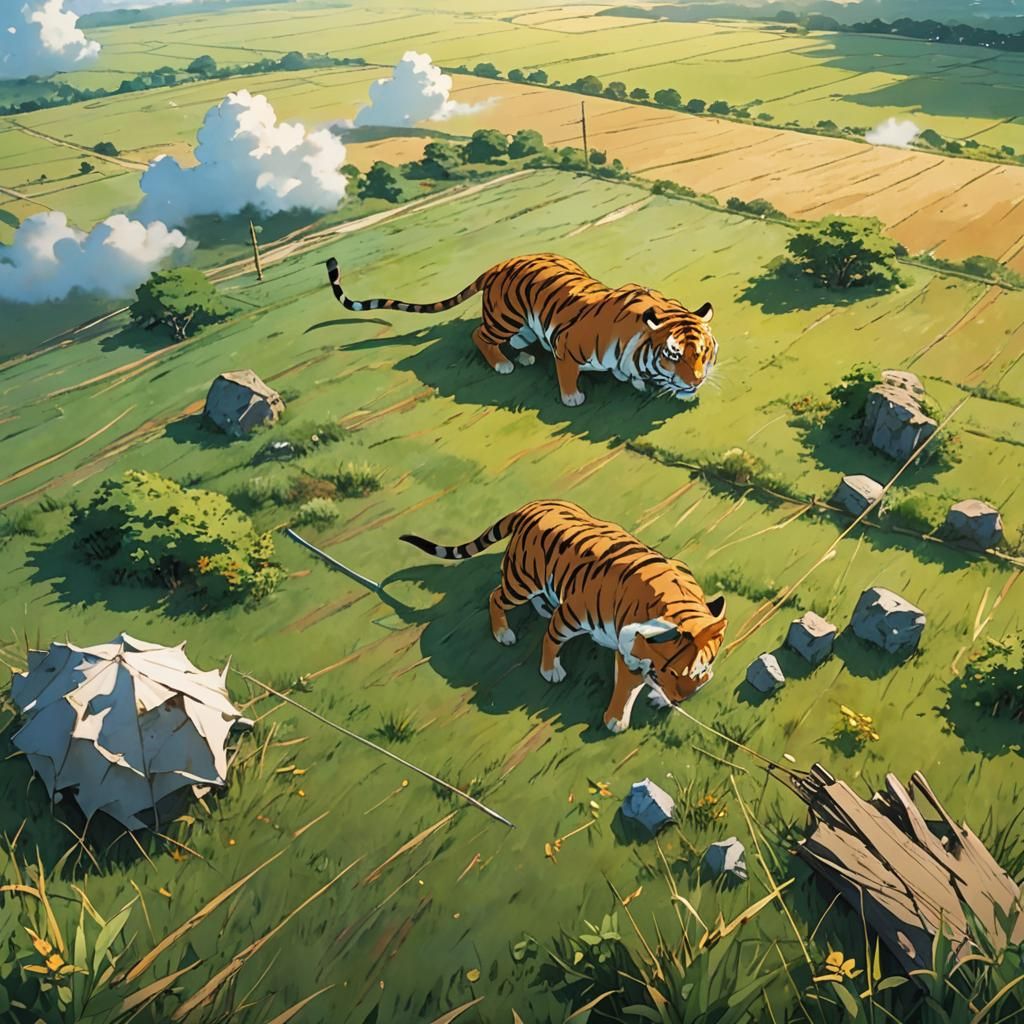 Tiger Kite in Battle, Anime Key Visual